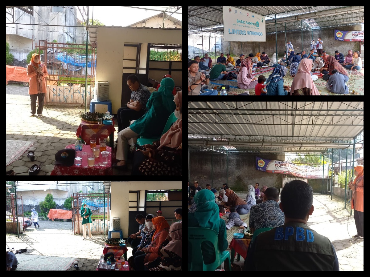 Bank Sampah Lintas Winongo RW 11 Kel. Bumijo menerima Kunjungan dari Pemkab Lampung Selatan.