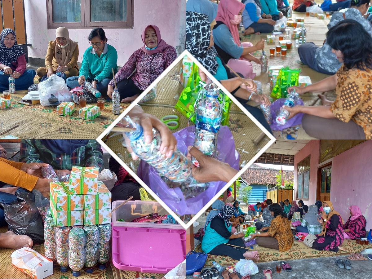 Pelatihan Ecobrick Forum Bank Sampah Kelurahan Bumijo