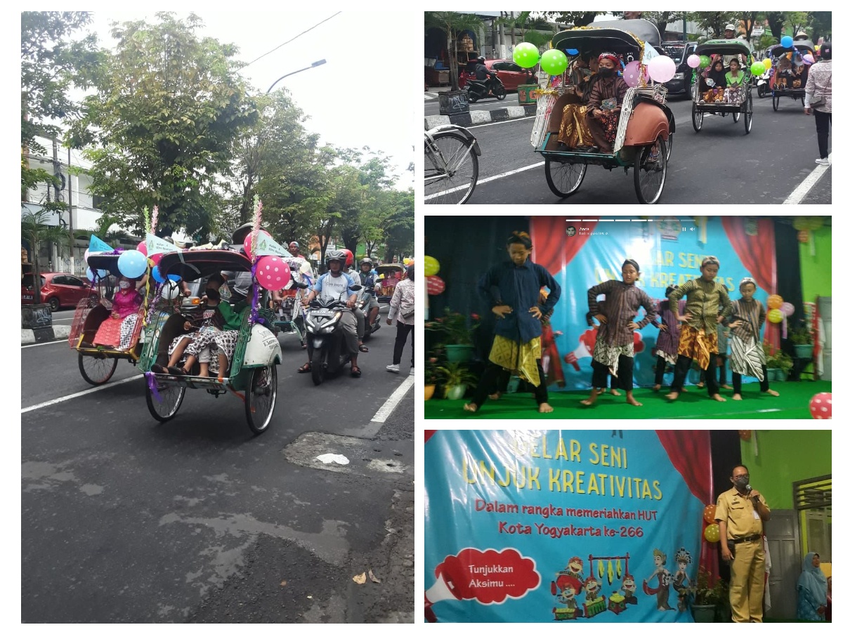 SD Badran Meriahkan HUT Kota Yogyakarta dengan Pentas Seni dan Karnaval