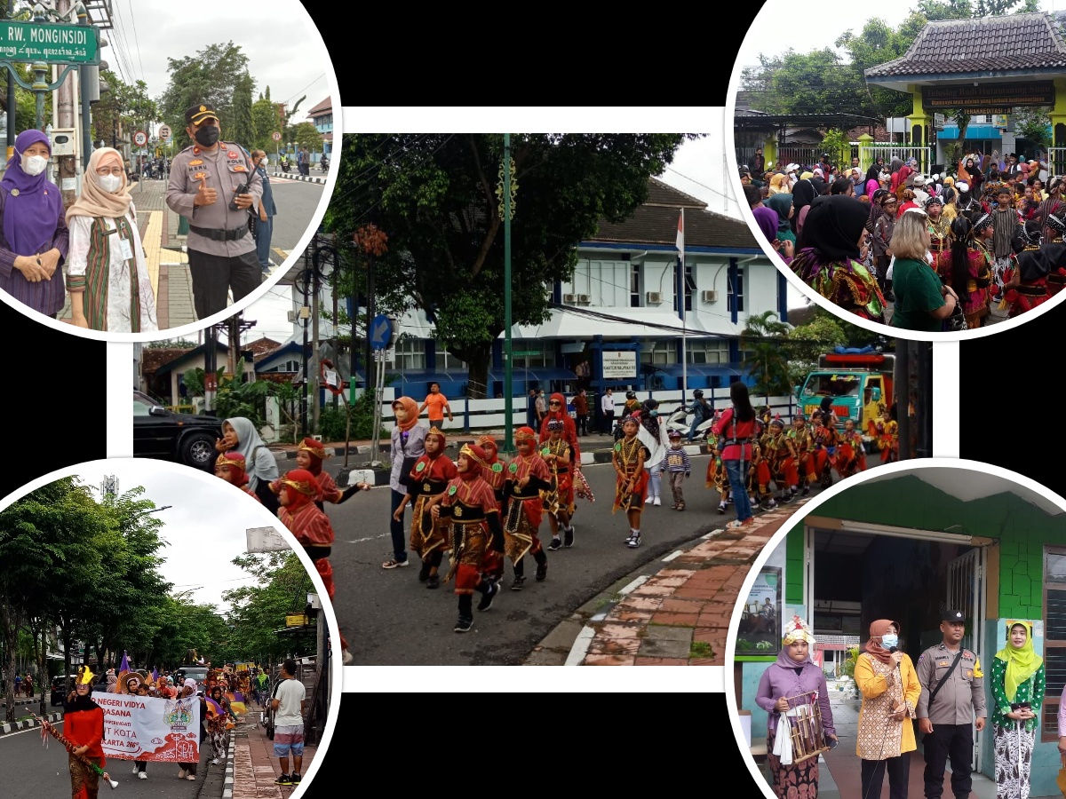 Karnaval SD Vidya Casana Bumijo dalam HUT Kota Yogyakarta